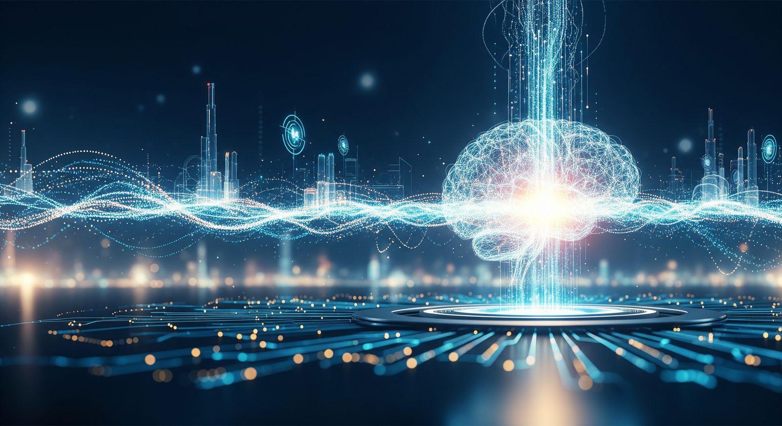 AI and machine learning concept